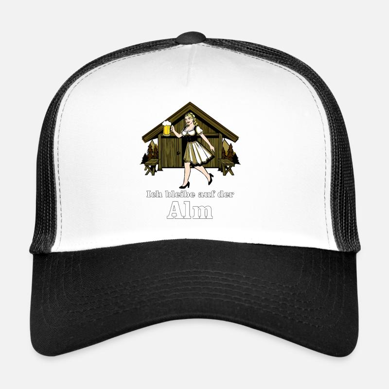 Je reste à l’alpage Casquette trucker 