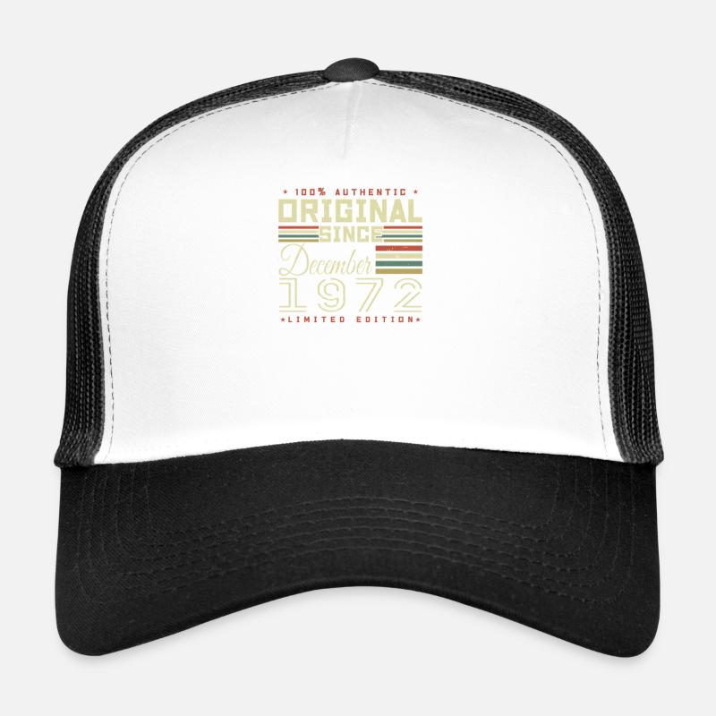 Les légendes sont nées en décembre 1972 Casquette trucker 