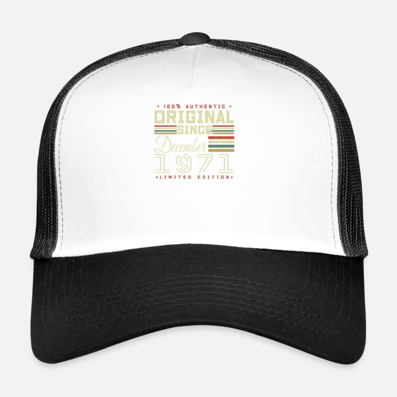 Les légendes sont nées en décembre 1971 Casquette trucker 