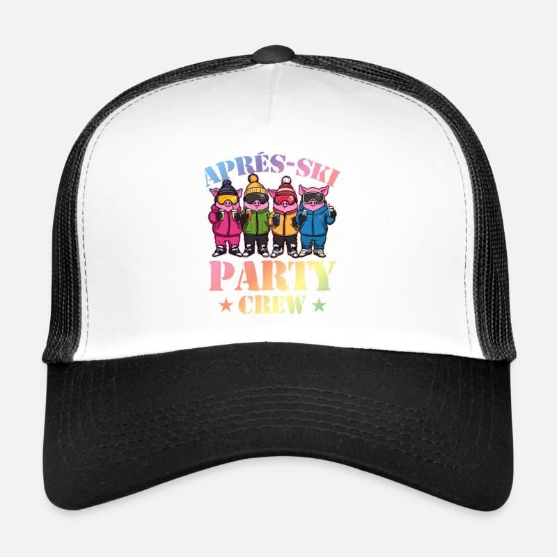 Après-ski Party Crew Pig Casquette trucker 