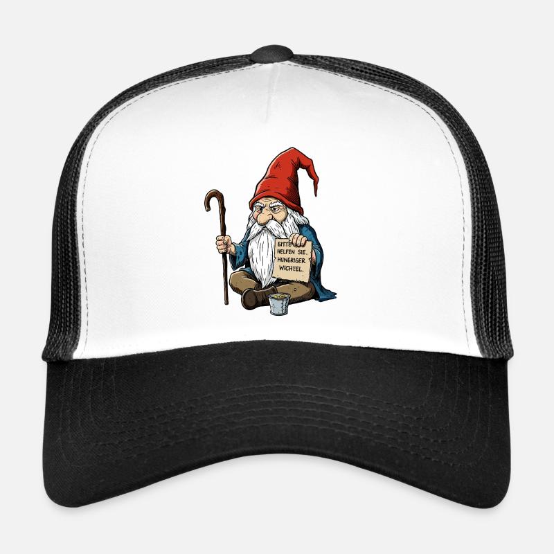 Hungeriger Wichtel | Bitte Helfen Sie Trucker Cap