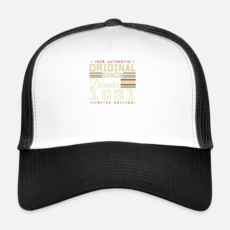 Les légendes sont nées en décembre 1981 Casquette trucker 