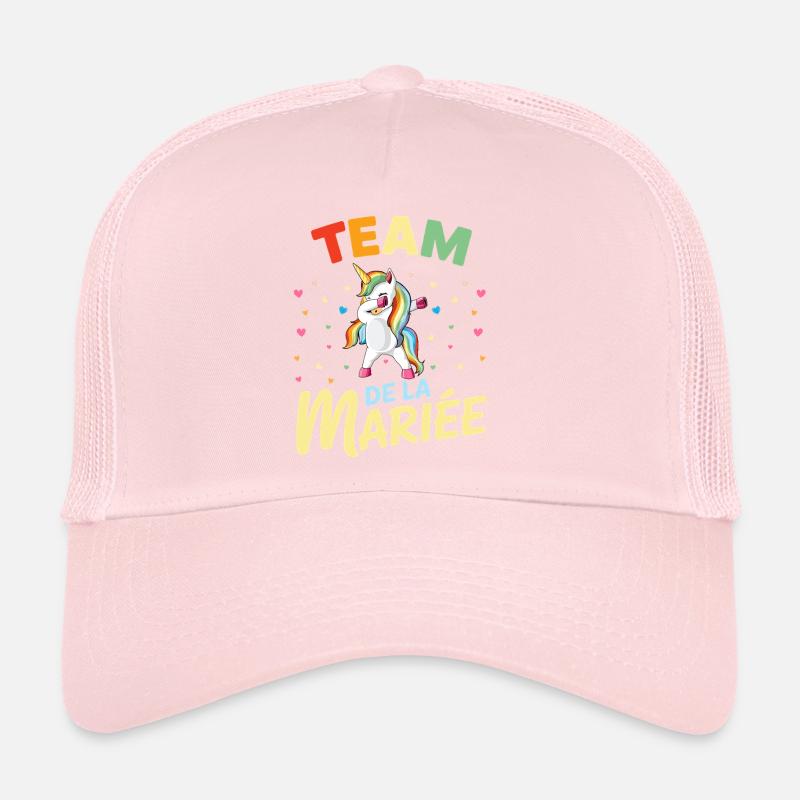 Team de la Mariée Licorne Dabbing EVJF Humour Casquette trucker 