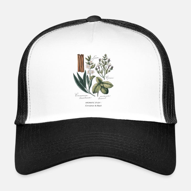 Botanical Art - Cinnamon & Basil Trucker Cap