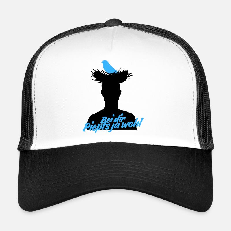 Bei dir piepts ja wohl – Vogel Spruch Trucker Cap