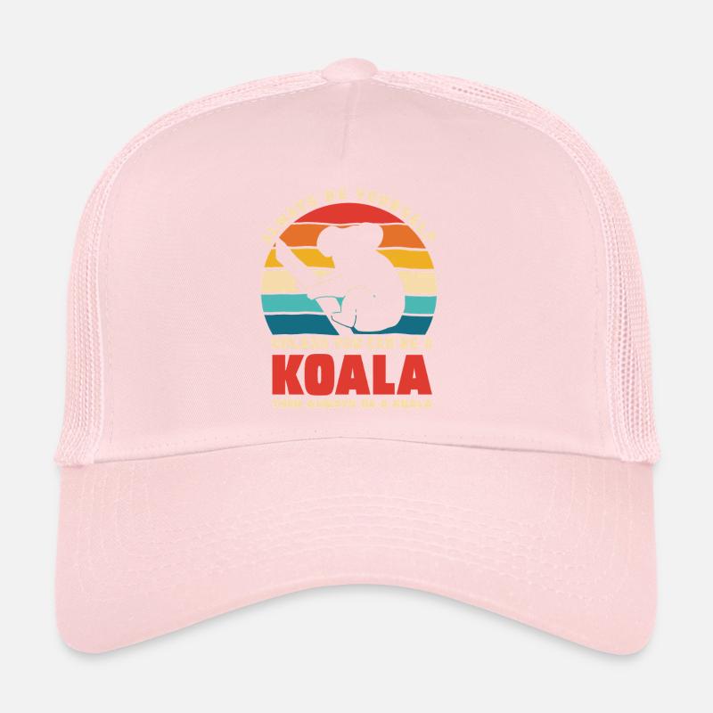 Koala Motto Rétro Coucher de soleil Casquette trucker 