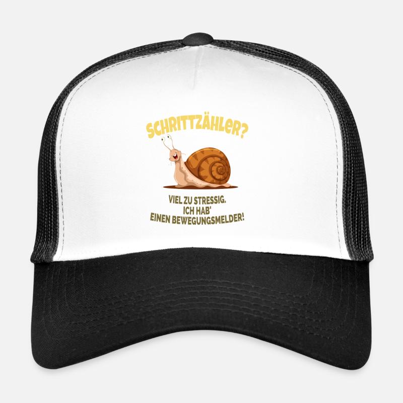 Schrittzähler? Ich hab einen Bewegungssmelder! Trucker Cap
