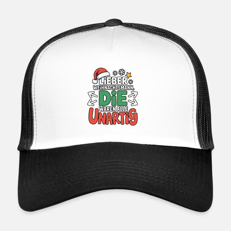 Lieber Weihnachtsmann Unartig Trucker Cap