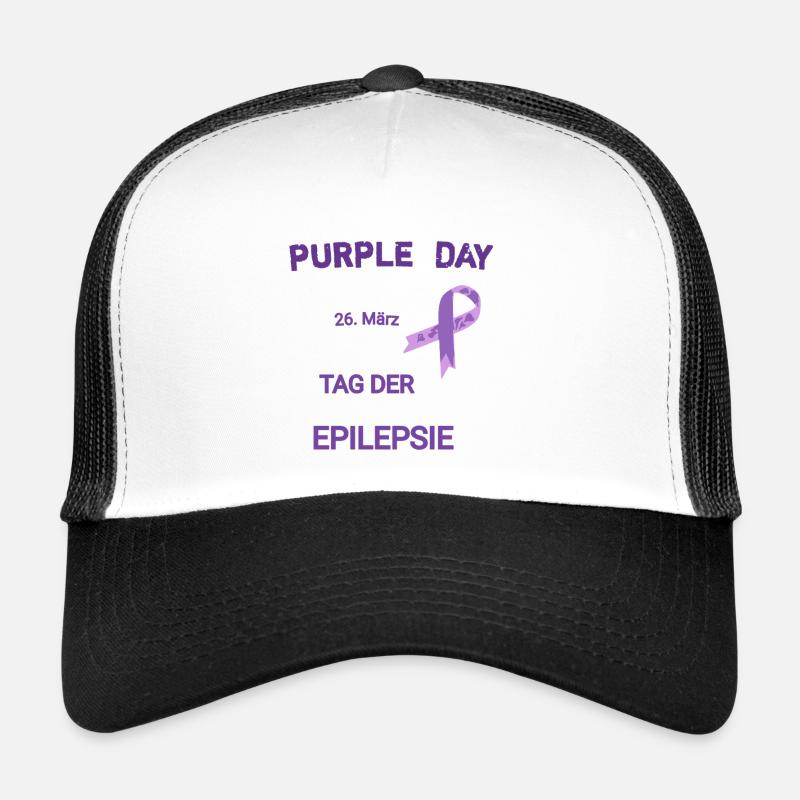 Purple Day Epilepsy Education Trucker Cap