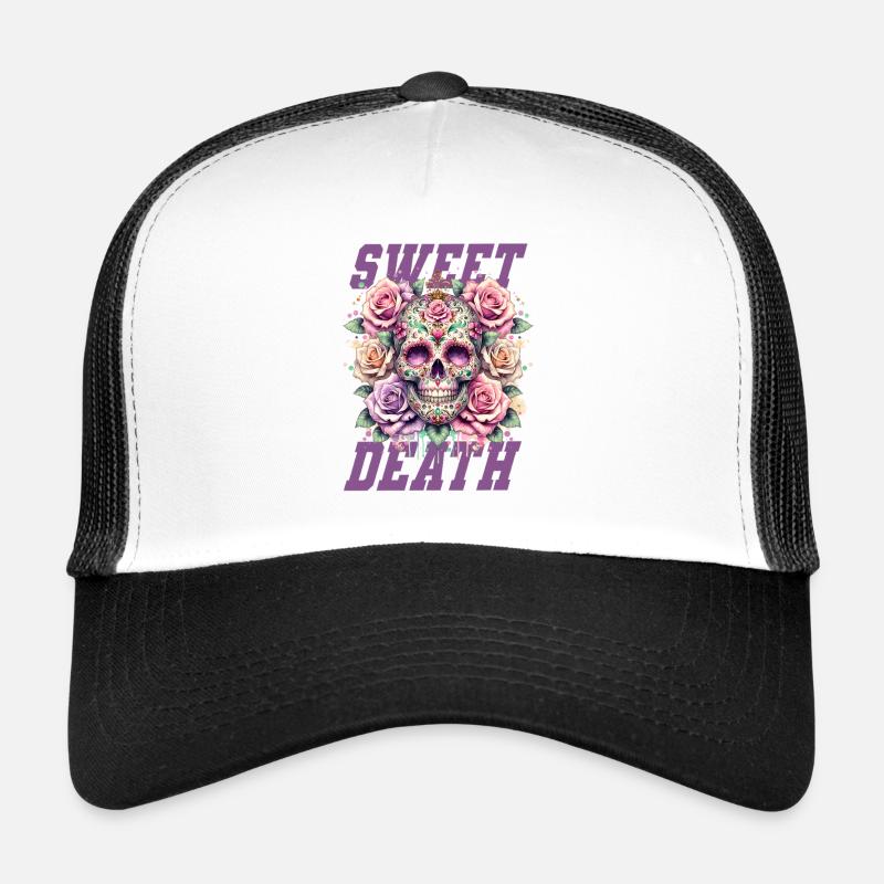 Fleurs Crâne Beauté Floraison Casquette trucker 