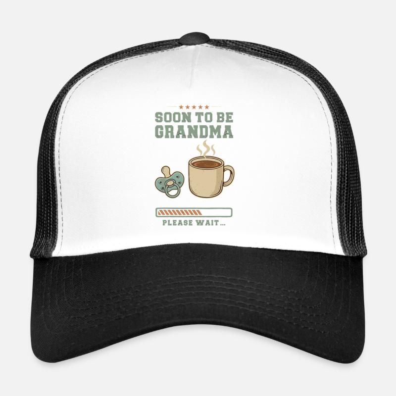 Expectant granny loading future grandmother Trucker Cap