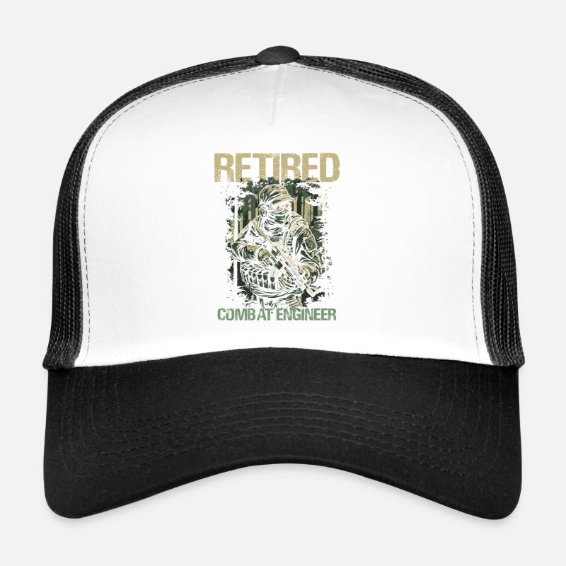 Illustration du génie de combat calme Casquette trucker 