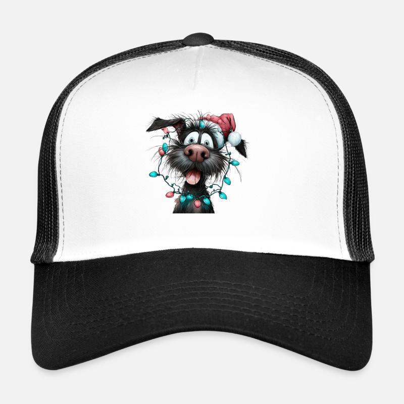 Weihnachtswuff mit Lichterkette Trucker Cap