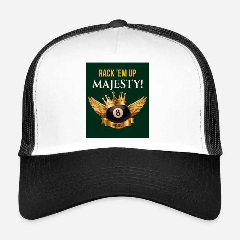 Rack’em Up, Majesté ! – Roi de la piscine Casquette trucker 