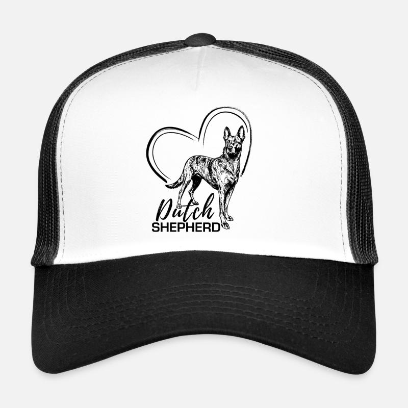 Dutchie - Chien de berger néerlandais Casquette trucker 