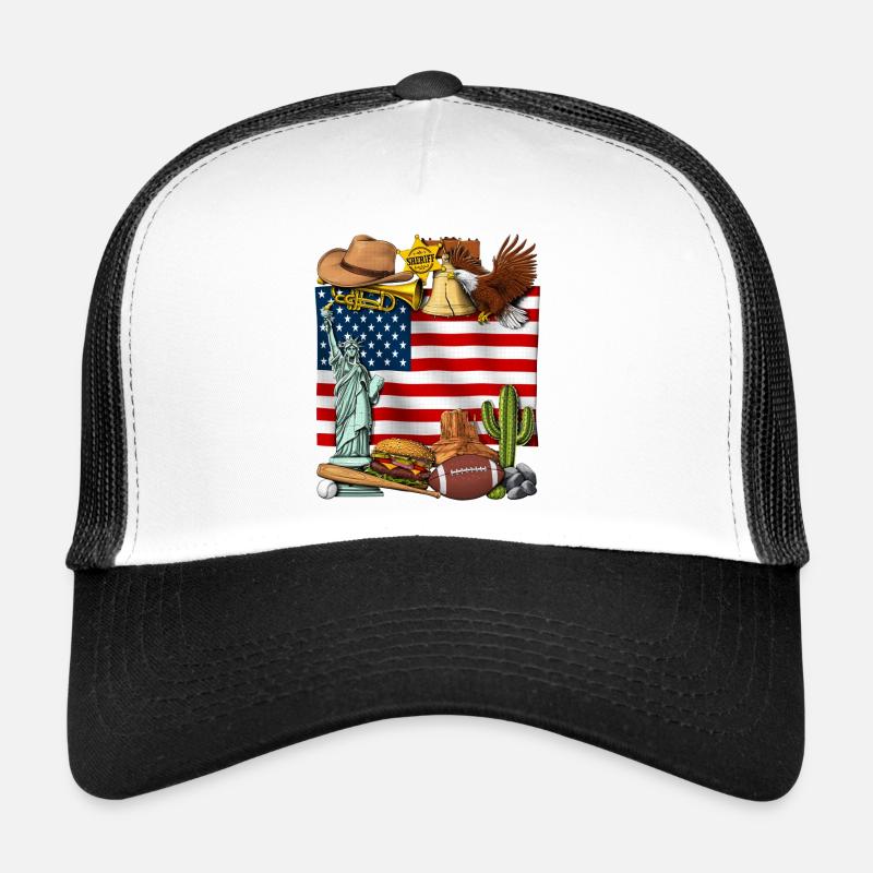 Flagge der USA Trucker Cap
