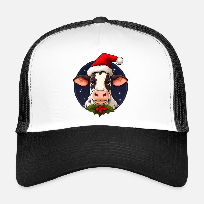 Vaches Noël Casquette trucker 