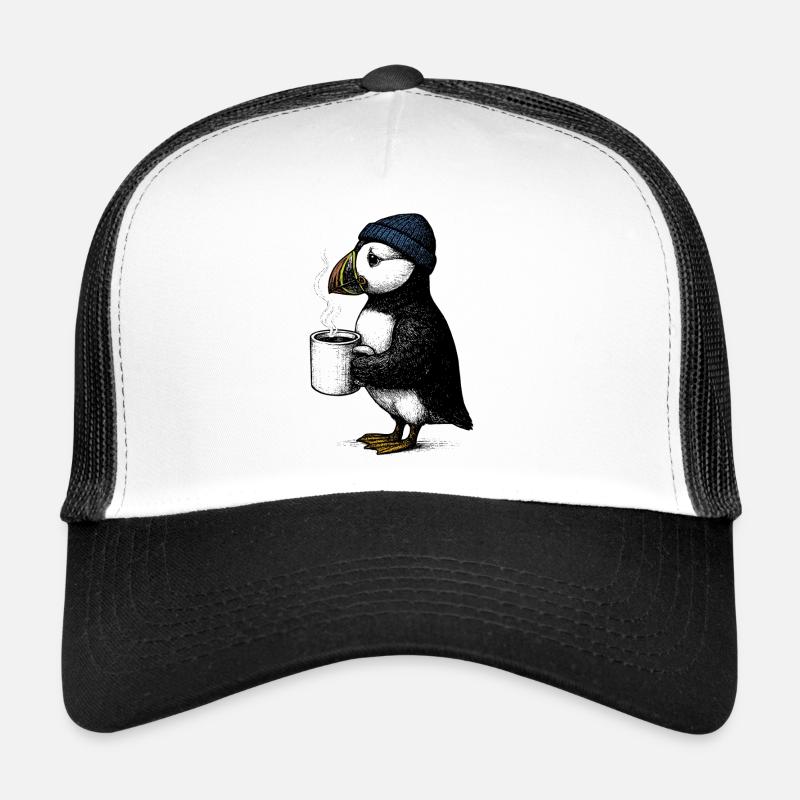Macareux du café Casquette trucker 