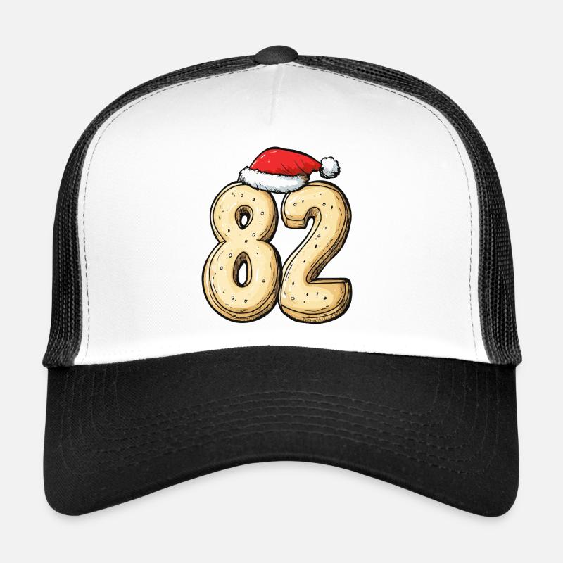 82 chiffres Cookie Noël Casquette trucker 