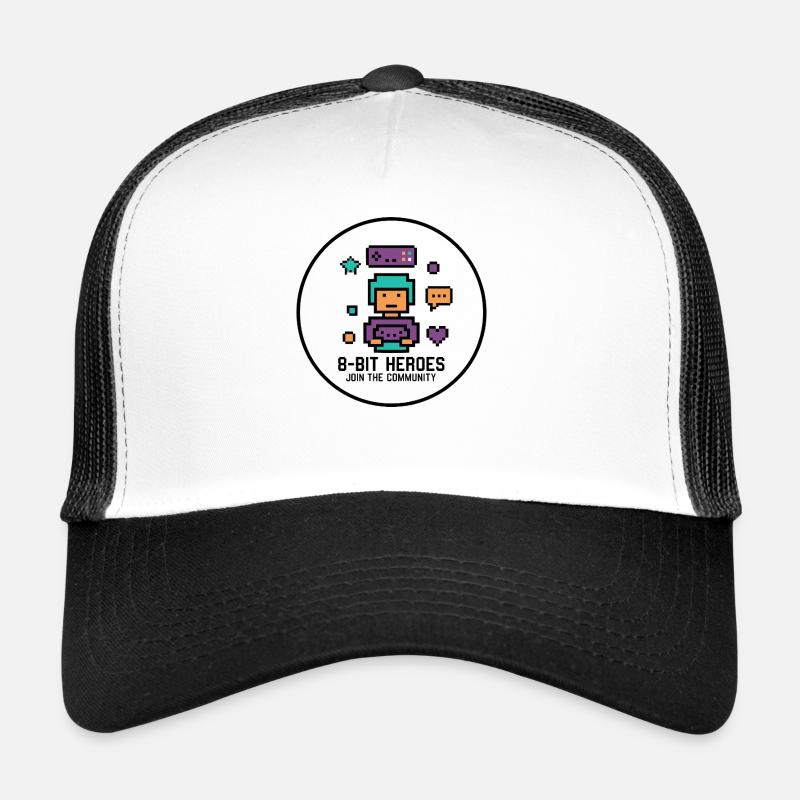 Pixel Gamer Retro 8-Bit Gaming Kult Trucker Cap