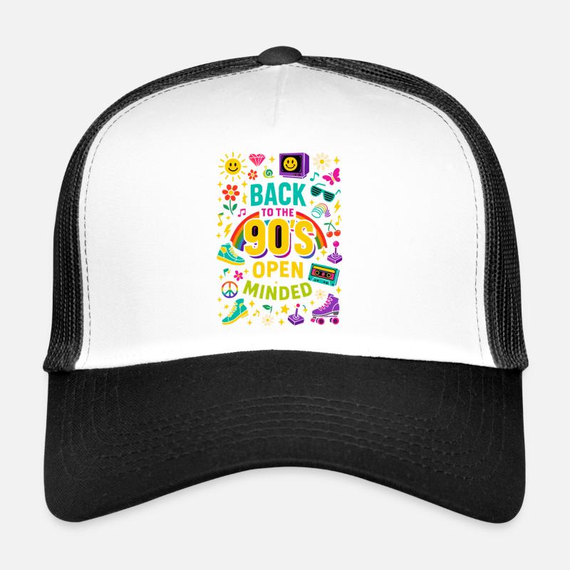 Back To The 90'S Open Minded Trucker Cap