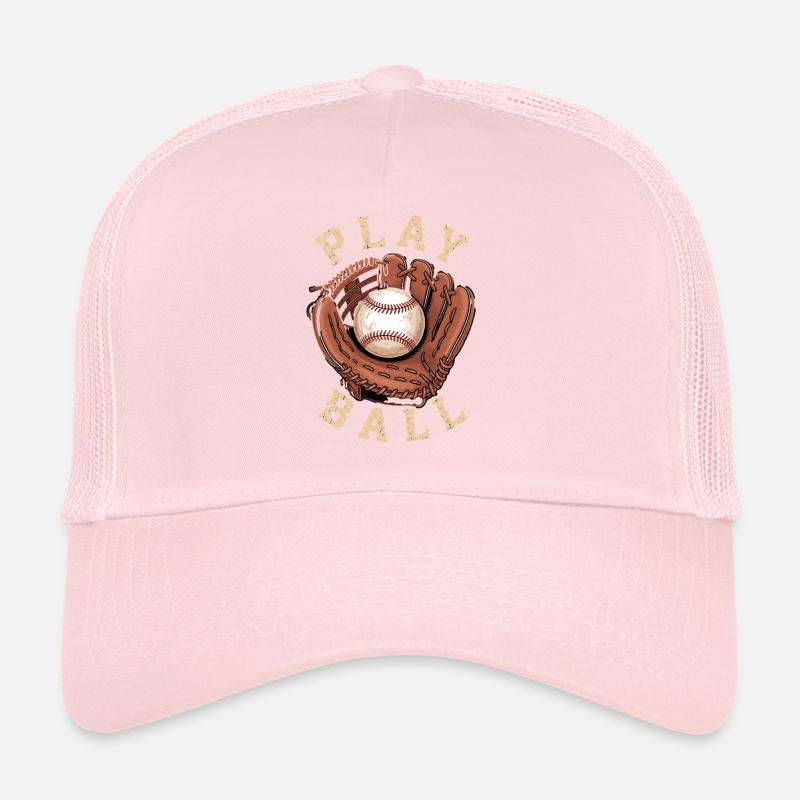 Jeu de baseball Gant Play Ball Design Casquette trucker 