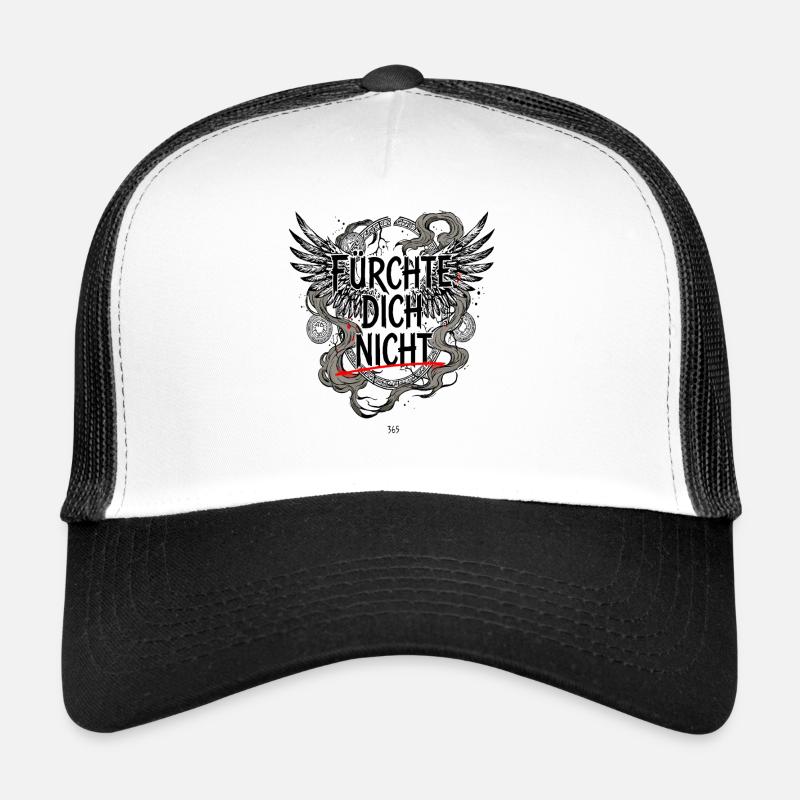 FEAR NOT Bible Saying Angel Wings Trucker Cap