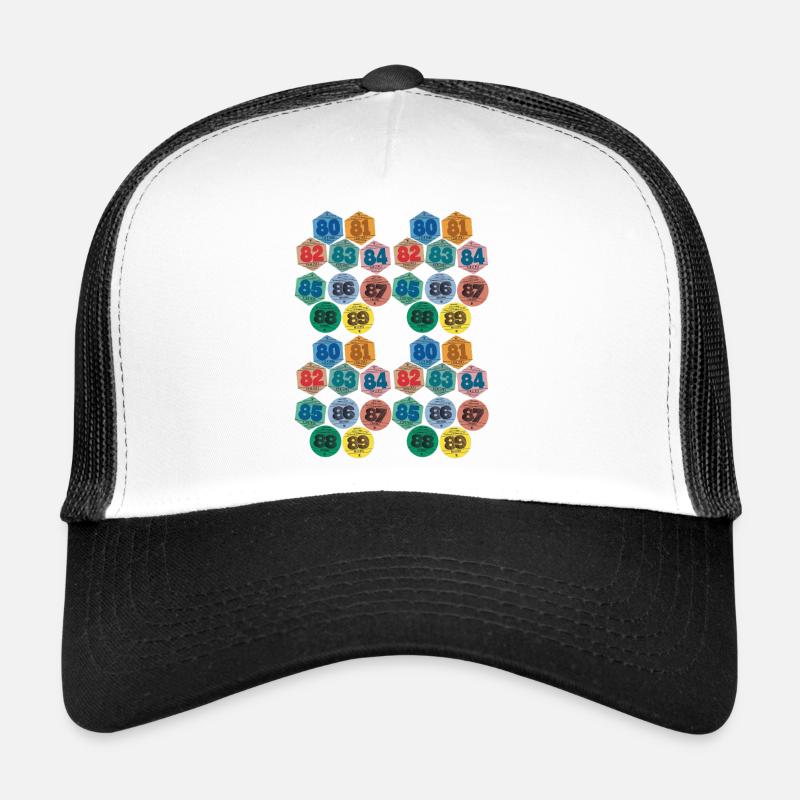 Vintage 80s Retro Auto Decals Trucker Cap