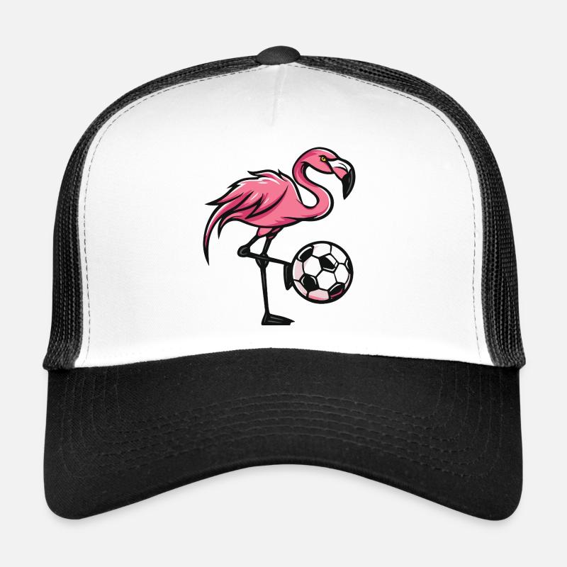 Flamingo Football Comic Casquette trucker 