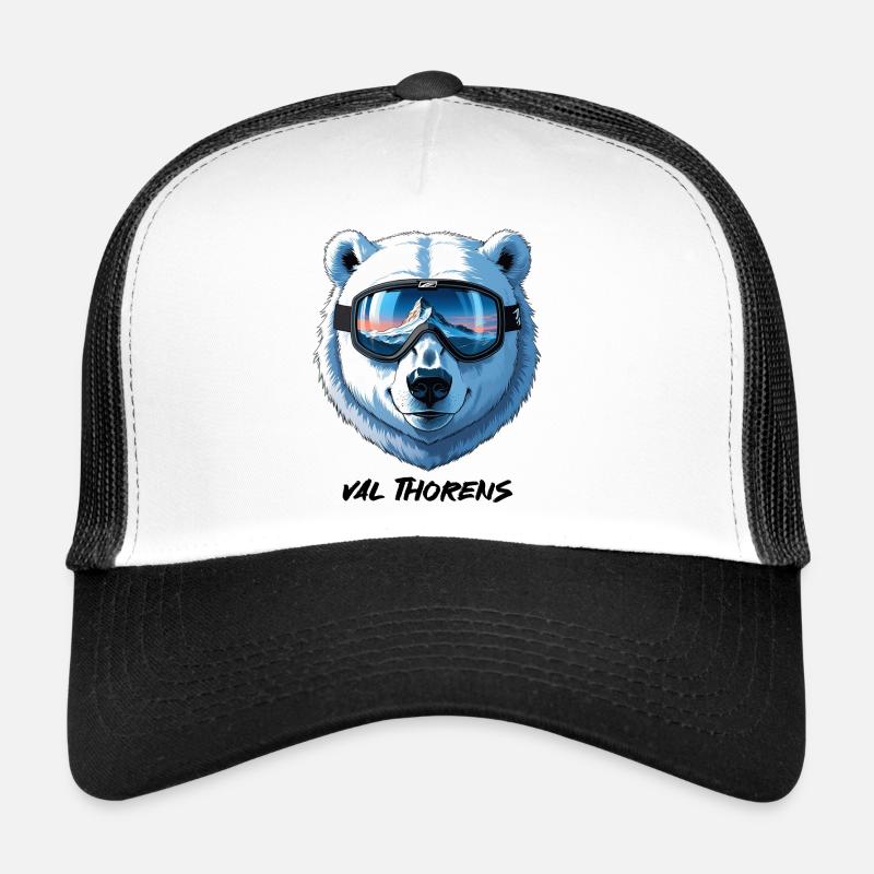Cadeau Val Thorens Souvenir Ski 3 Vallées Casquette trucker 