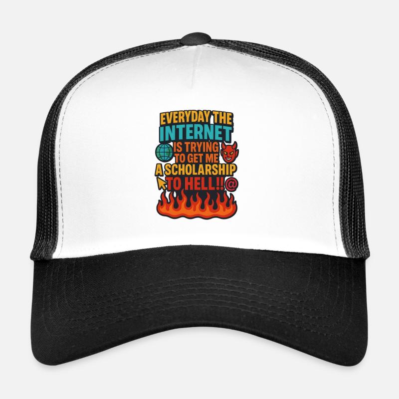 Bourse Internet pour le mème de l’enfer, drôle Casquette trucker 