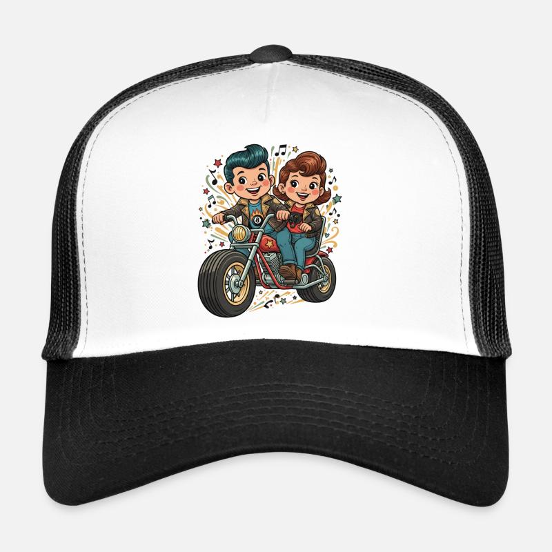 Comic Bike Duo Abenteuer Trucker Cap