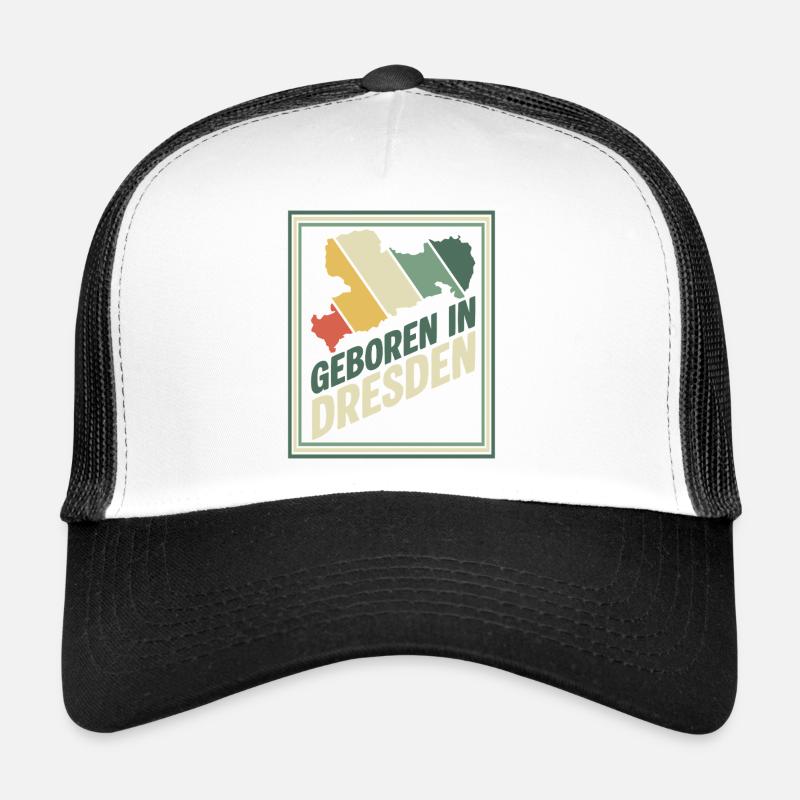 Né à Dresde Retro Casquette trucker 