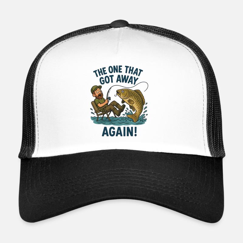 Celui qui a échappé à l’aventure de pêche Casquette trucker 