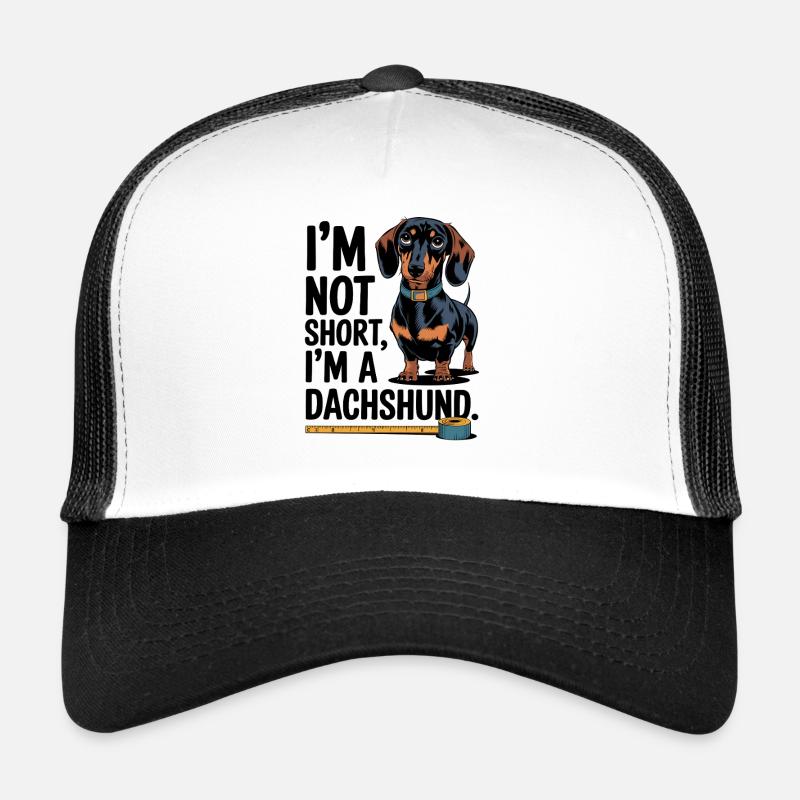 Je ne suis pas petit, je suis teckel Casquette trucker 