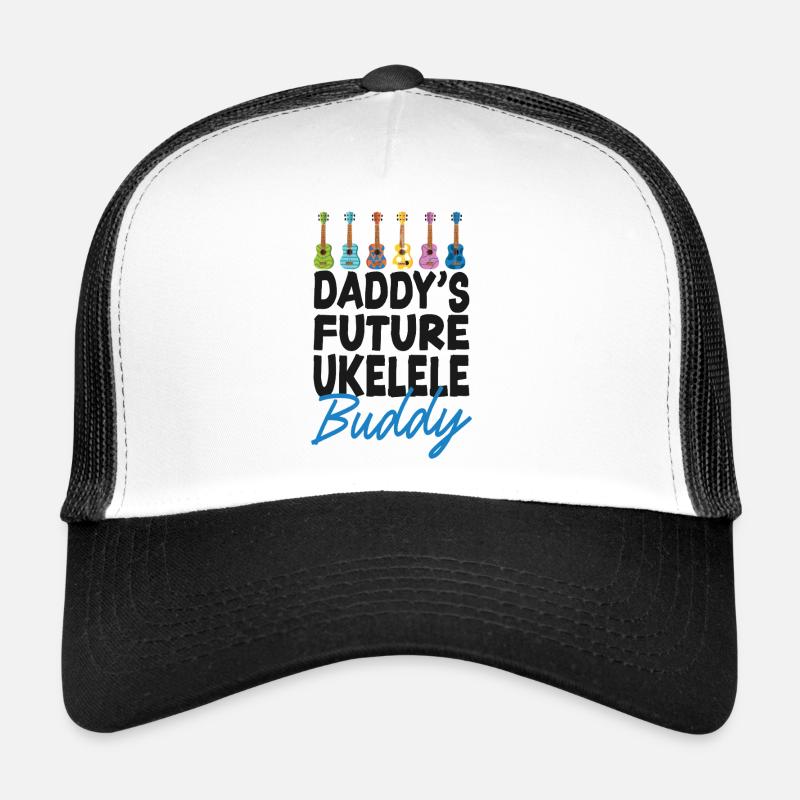 Hawaiian Ukulele Uke Daddy's Trucker Cap