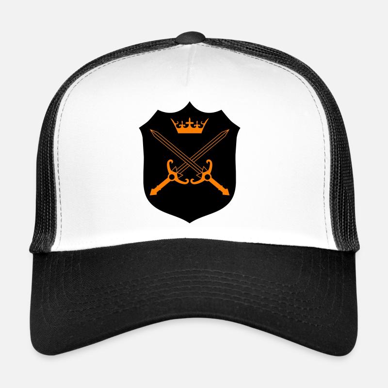 Kreuzschwerter Kronen Emblem Trucker Cap