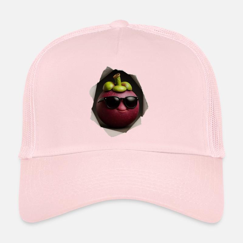 Mangoustan avec lunettes de soleil Casquette trucker 
