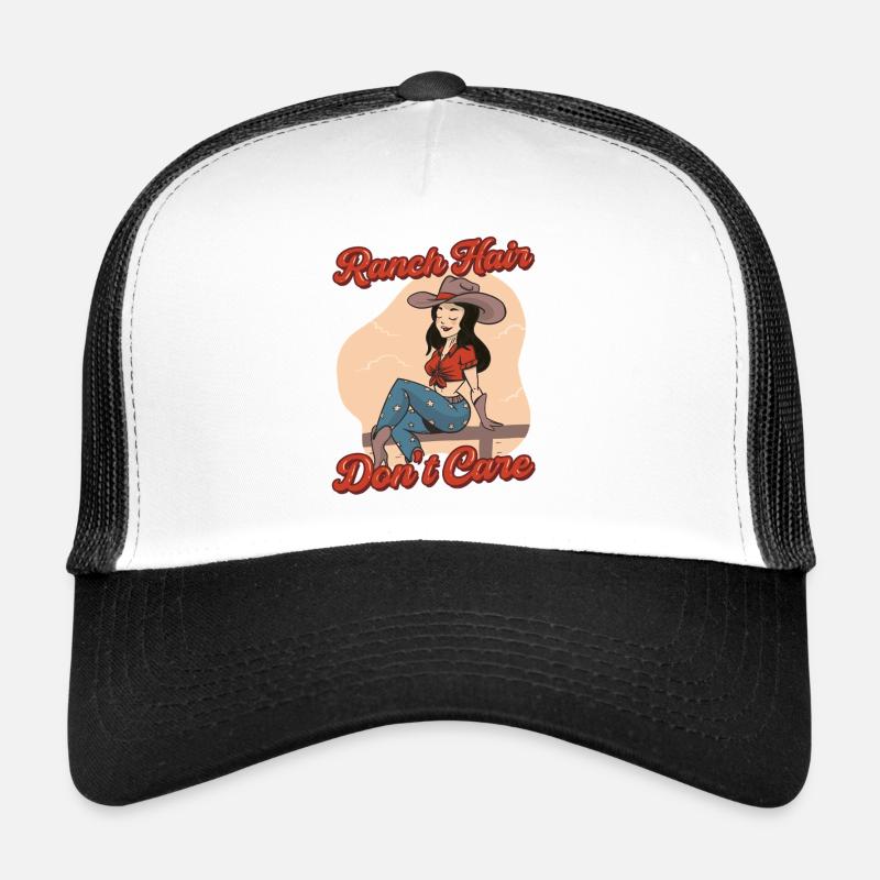 Ehefrau eines Bauern Mutter Ranch Hair Dont Care Trucker Cap