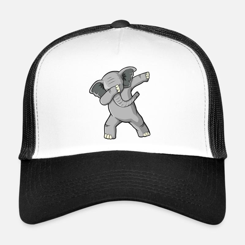 Dabbing Elephant Funny Dab Dance Cute Safari Anima Trucker Cap