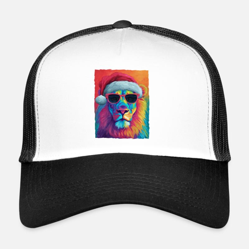 Portrait de Noël du Lion Casquette trucker 