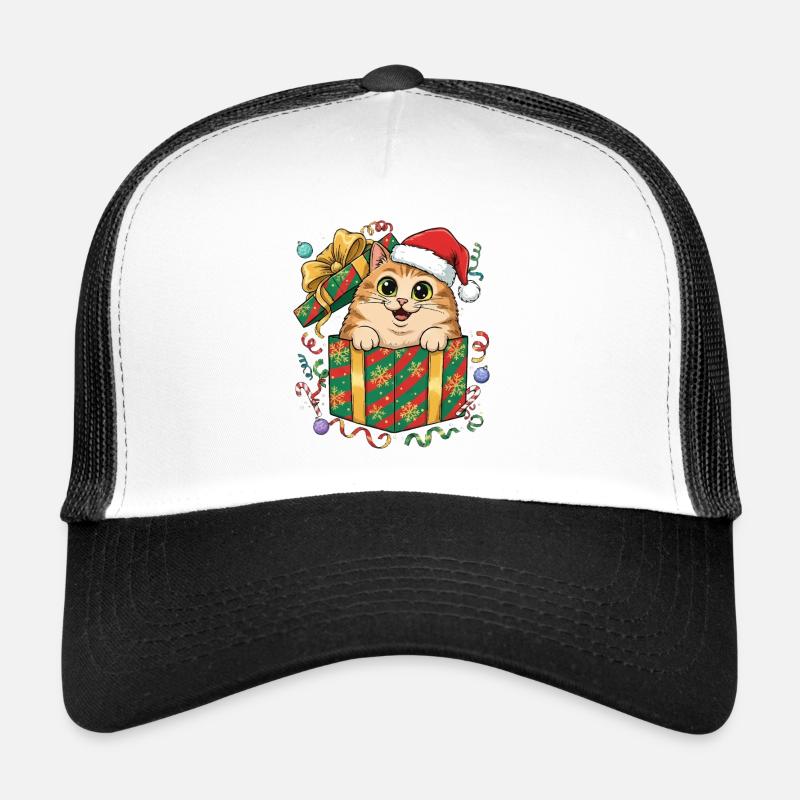 Kätzchen im Weihnachtsgeschenk Trucker Cap