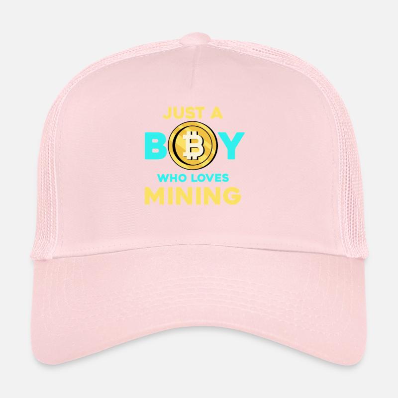 Crypto Mining Boy – Bitcoin Passion Casquette trucker 