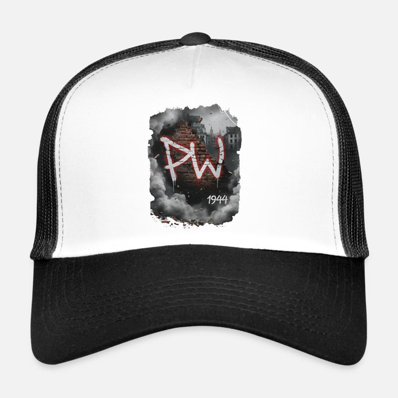 Art mural de l’insurrection de PW 1944 Casquette trucker 