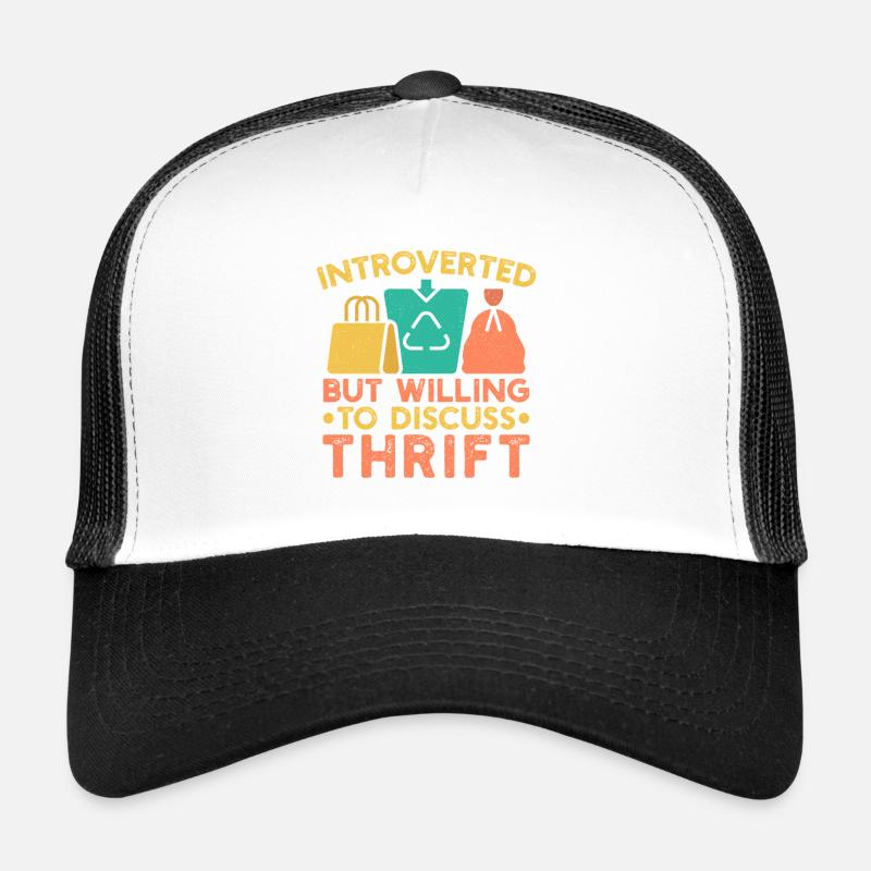 Acheteur d’occasion introverti mais prêt à discuter Casquette trucker 