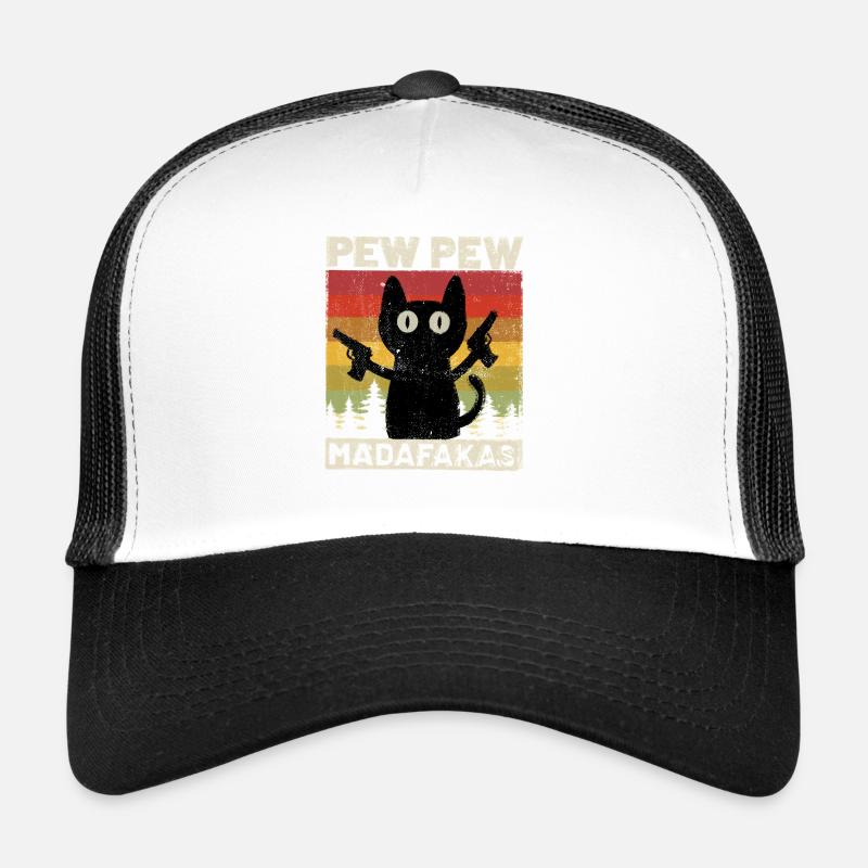 Pew Pew Cat Casquette trucker 