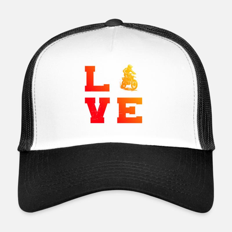 Conception compacte du motocross Casquette trucker 
