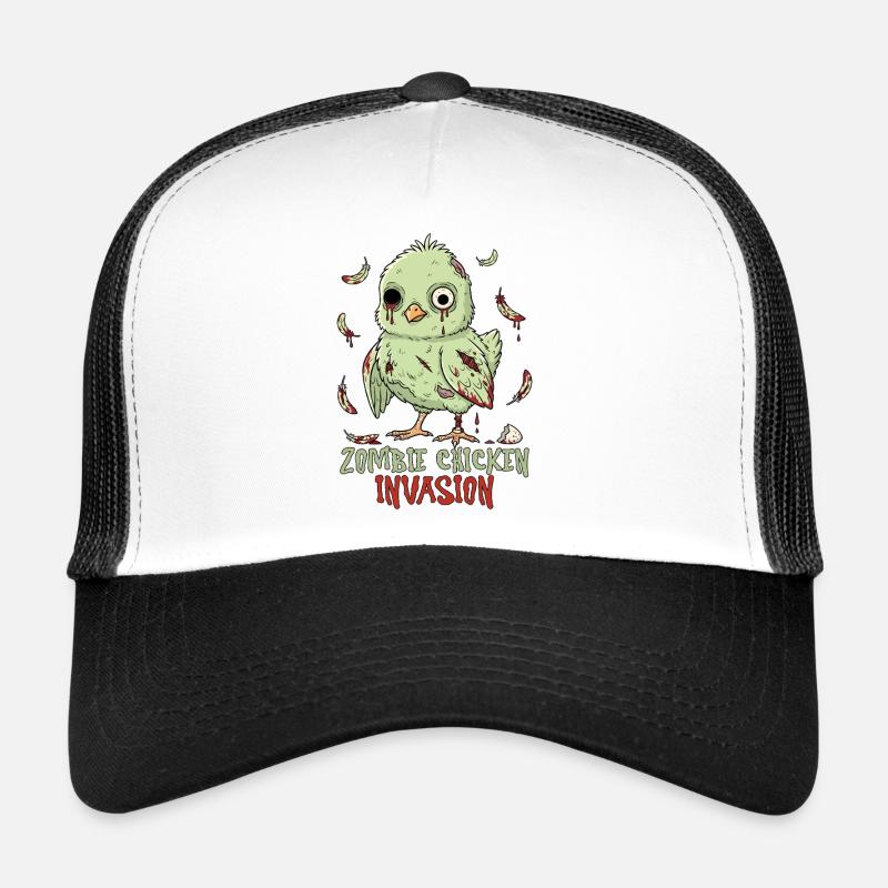 Invasion du poulet zombie Casquette trucker 