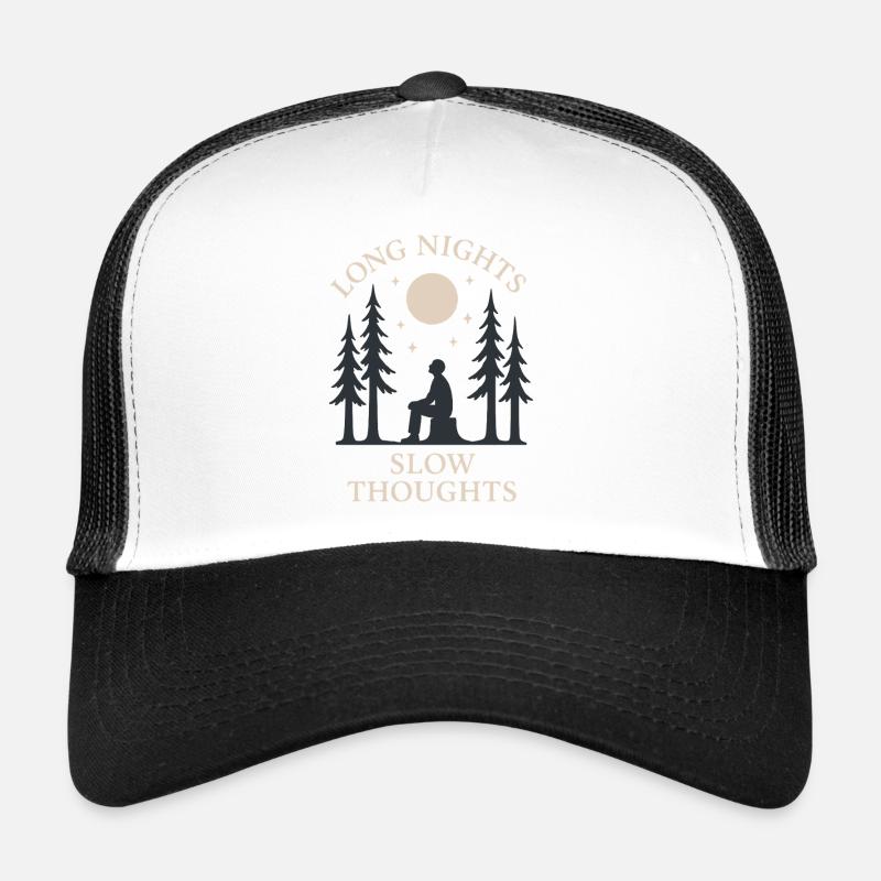 Forest Walk Overthinker Mental Reset Trucker Cap