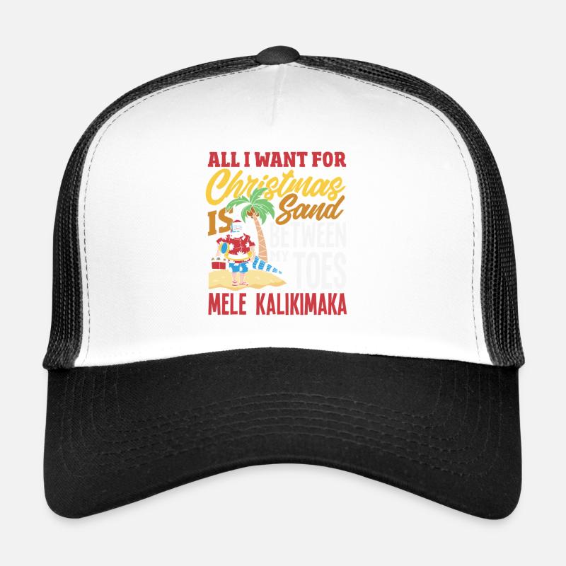 Noël hawaïen Mele Kalikimaka Casquette trucker 